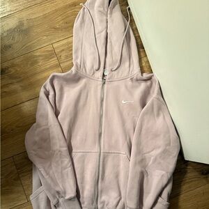 Nike Soft Pink Hoodie with Zip